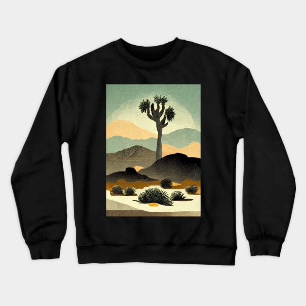 Joshua Tree National Park Crewneck Sweatshirt by deificusArt